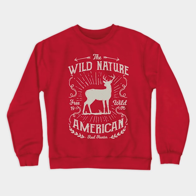 The wild nature Crewneck Sweatshirt by PaunLiviu